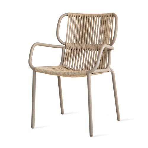 Vincent Sheppard Ribbon tuinstoel taupe touw sand