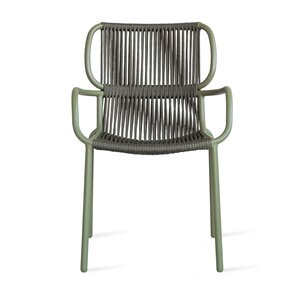 Vincent Sheppard Ribbon chaise de jardin moss corde dark green Vincent Sheppard Ribbon chaise de jardin moss corde dark green