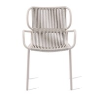 Ribbon tuinstoel dune white touw dune white