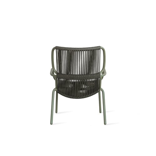 Vincent Sheppard Ribbon loungestoel tuin moss touw dark green