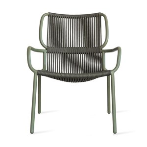 Vincent Sheppard Ribbon fauteuil lounge de jardin Moss / Dark Green