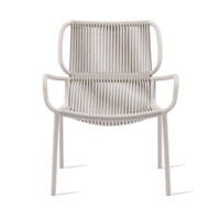 Ribbon loungestoel dune white touw dune white