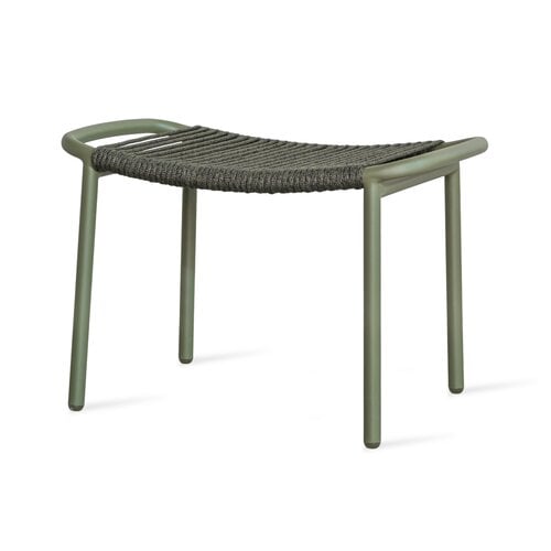 Vincent Sheppard Ribbon voetenbankje moss touw dark green