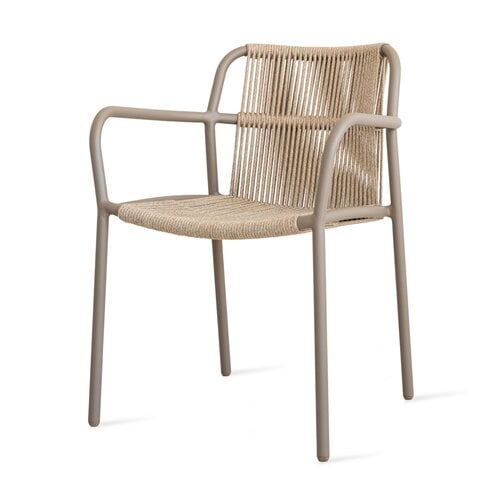 Vincent Sheppard Sweep tuinstoel taupe touw sand