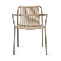 Sweep tuinstoel taupe touw sand
