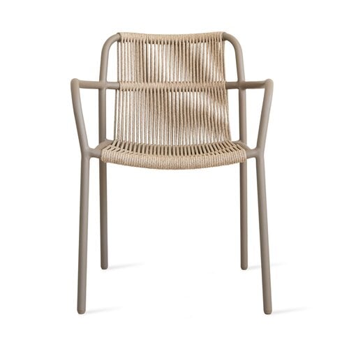 Vincent Sheppard Sweep tuinstoel taupe touw sand