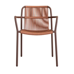 Vincent Sheppard Sweep chaise de jardin rust corde cinnamon Vincent Sheppard Sweep chaise de jardin rust corde cinnamon