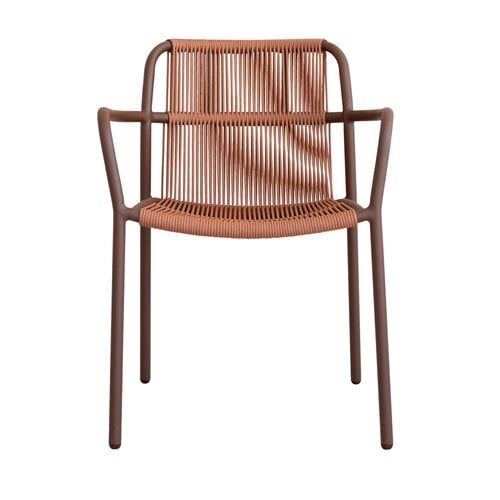 Vincent Sheppard Sweep tuinstoel rust touw cinnamon