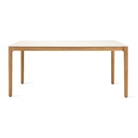 Elko tuintafel 180x90 cm teak/keramiek portland