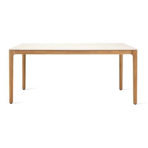 Vincent Sheppard Elko tuintafel 180x90 cm teak/keramiek portland