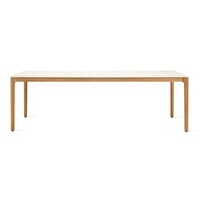 Elko tuintafel 300x110 cm teak/keramiek portland