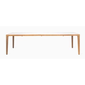 Vincent Sheppard Volta tuintafel 310x100 onderstel teak top keramiek masai blanco Vincent Sheppard Volta tuintafel 310x100 onderstel teak top keramiek masai blanco