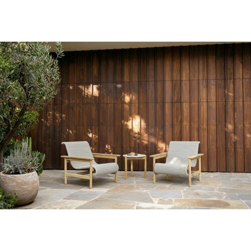 Vincent Sheppard Tomus loungestoel teak touw flax
