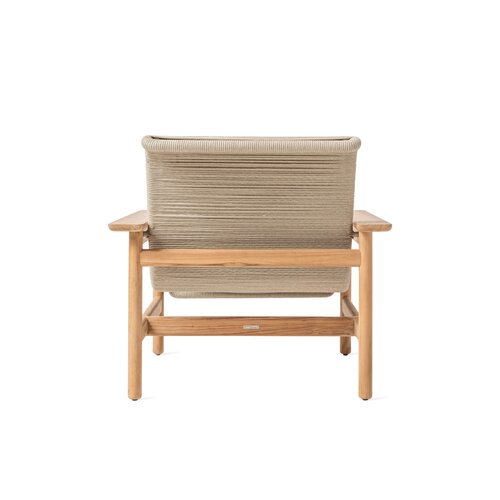 Vincent Sheppard Tomus loungestoel teak touw flax
