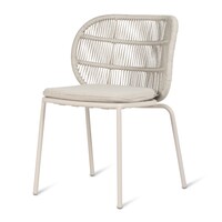 Kodo tuinstoel dune white incl. zitkussen - TOONZAALMODEL