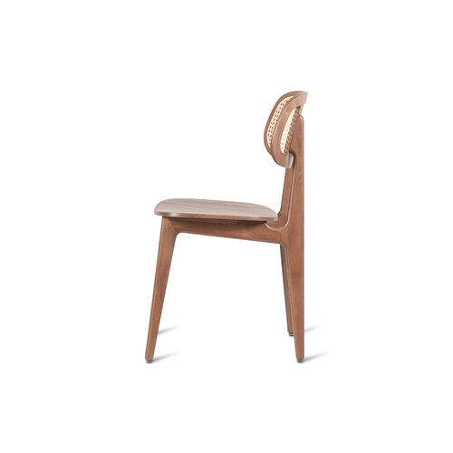 Vincent Sheppard Titus chaise de salle à manger en hêtre tobacco assise multiplex Vincent Sheppard Titus chaise de salle à manger en hêtre tobacco assise multiplex