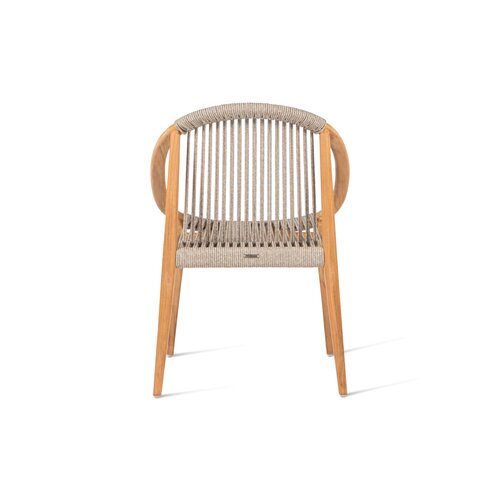 Vincent Sheppard Frida tuinstoel onbehandelde teak dune white
