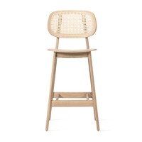 Titus chaise haute en chêne naturel