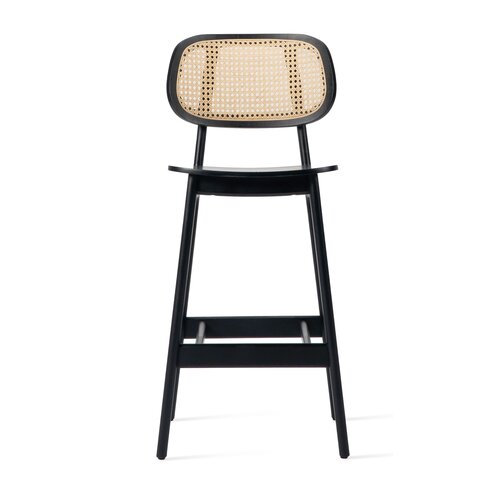 Vincent Sheppard Titus chaise haute en chêne teinté noir Vincent Sheppard Titus chaise haute en chêne teinté noir
