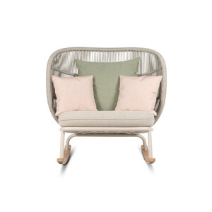 Vincent Sheppard Coussin d'assise et de dossier pour rocking chair Kodo Vincent Sheppard Coussin d'assise et de dossier pour rocking chair Kodo