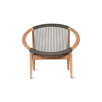Frida loungestoel tuin onbehandelde teak
