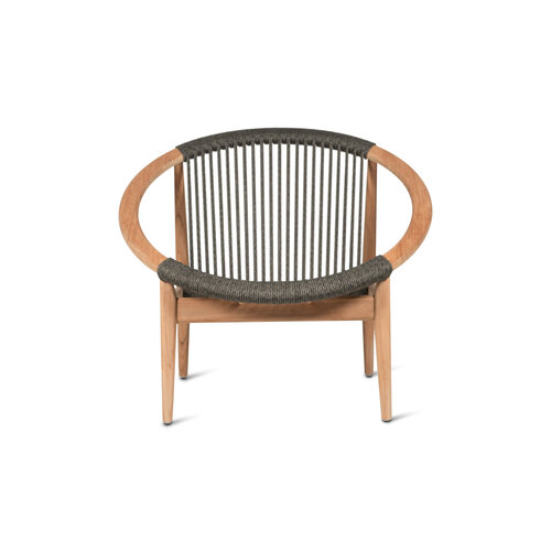 Vincent Sheppard Frida chaise lounge de jardin en teck non traité Vincent Sheppard Frida chaise lounge de jardin en teck non traité