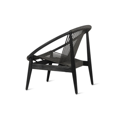 Vincent Sheppard Frida loungestoel tuin zwartgebeitste teak Vincent Sheppard Frida loungestoel tuin zwartgebeitste teak