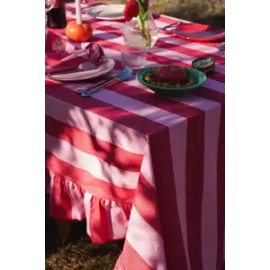 Maison Dînette Lucette nappe Red 300 x 170