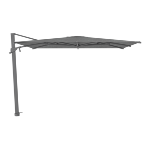 Jardinico Azore parasol 300 x 300 anthracite & night inclusief parasolvoet graniet mat, RVS wieltjes en hoes Jardinico Azore parasol 300 x 300 anthracite & night inclusief parasolvoet graniet mat, RVS wieltjes en hoes