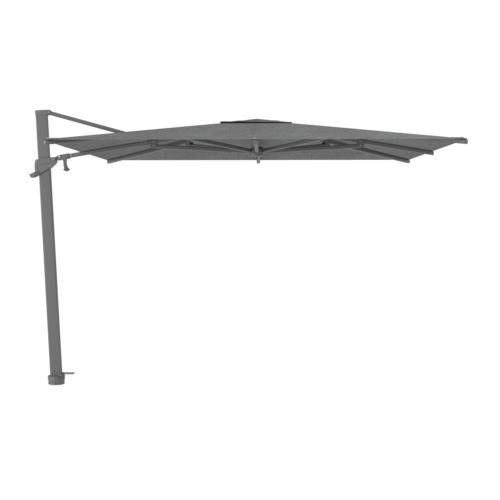 Jardinico Azore parasol 300 x 300 anthracite & night inclusief parasolvoet graniet mat, RVS wieltjes en hoes Jardinico Azore parasol 300 x 300 anthracite & night inclusief parasolvoet graniet mat, RVS wieltjes en hoes