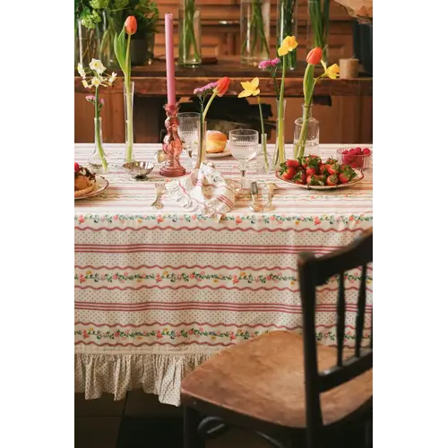 Maison Dînette Jeanne Red servetten - set van 2 Maison Dînette Jeanne Red servetten - set van 2
