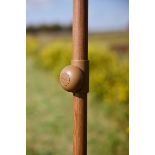 Jardinico Juno parasol alu teak & natural