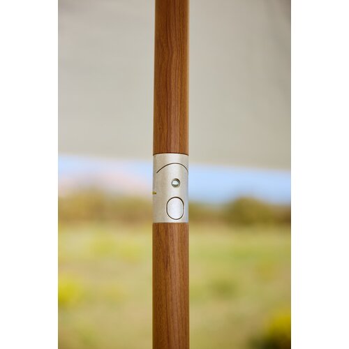 Jardinico Juno parasol alu teak & natural