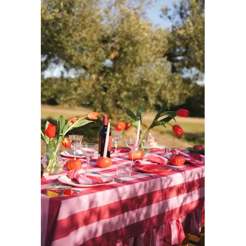Maison Dînette Lucette Red servet - set van 2 Maison Dînette Lucette Red servet - set van 2