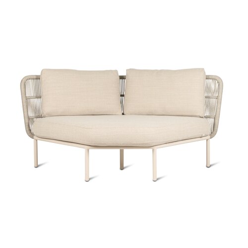 Vincent Sheppard Kodo modular outdoor module d'angle dune white incl. 1 coussin d'assise et 2 coussins de dossier carbon beige Vincent Sheppard Kodo modular outdoor module d'angle dune white incl. 1 coussin d'assise et 2 coussins de dossier carbon beige