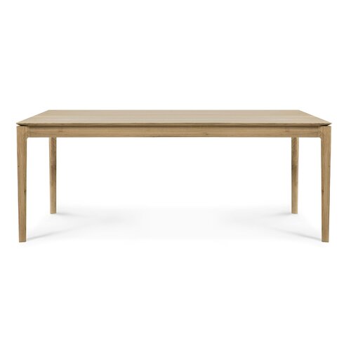 Ethnicraft Eiken Bok eettafel natuur Ethnicraft Eiken Bok eettafel natuur