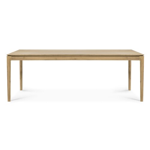 Ethnicraft Eiken Bok eettafel natuur Ethnicraft Eiken Bok eettafel natuur
