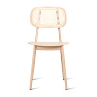 Titus chaise de salle à manger en chêne naturel assise multiplex