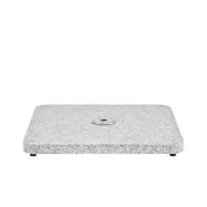 Glatz Socle de parasol en granit M4 avec roulettes 120 kg 90 × 90 Glatz Socle de parasol en granit M4 avec roulettes 120 kg 90 × 90