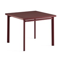 Star tuintafel 90x90 intense red