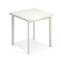 Star table de jardin 70x70 white