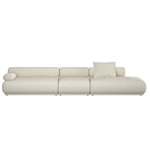 Zuiver Sofa Rembrandt 4,5 places gauche beige Zuiver Sofa Rembrandt 4,5 places gauche beige