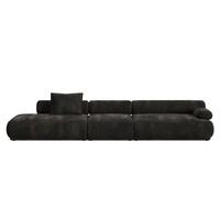Sofa Rembrandt 4,5-zit rechts donkerbruin