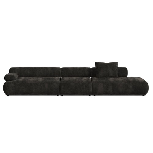 Zuiver Sofa Rembrandt 4,5 places gauche brun foncé Zuiver Sofa Rembrandt 4,5 places gauche brun foncé