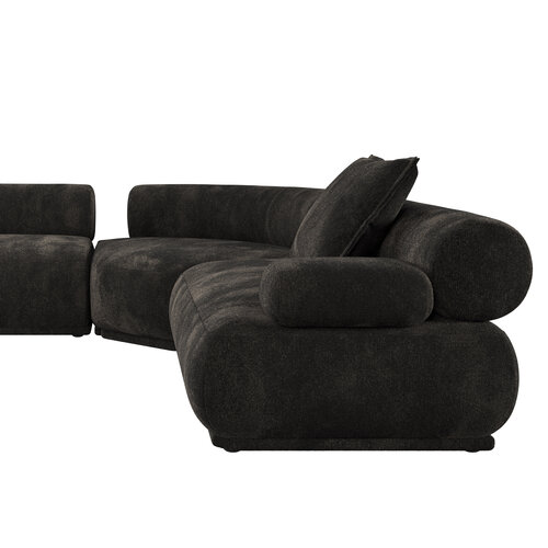 Zuiver Sofa Rembrandt 7,5-zit rechts donkerbruin Zuiver Sofa Rembrandt 7,5-zit rechts donkerbruin