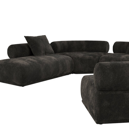 Zuiver Sofa Rembrandt 7,5-zit rechts donkerbruin Zuiver Sofa Rembrandt 7,5-zit rechts donkerbruin