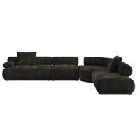 Sofa Rembrandt 7,5-zit links donkerbruin