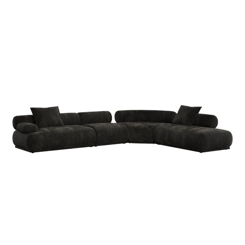 Zuiver Sofa Rembrandt 7,5-zit links donkerbruin Zuiver Sofa Rembrandt 7,5-zit links donkerbruin