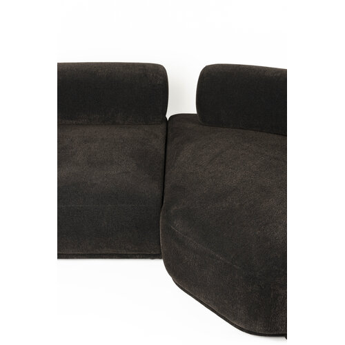 Zuiver Sofa Rembrandt 7,5-zit links donkerbruin Zuiver Sofa Rembrandt 7,5-zit links donkerbruin