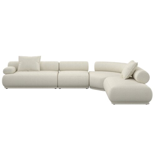 Zuiver Sofa Rembrandt 7,5-zit links beige Zuiver Sofa Rembrandt 7,5-zit links beige